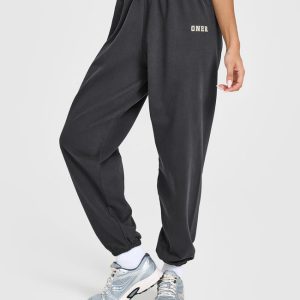 Lightweight Joggers with Printed Logo Coal