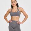 EasyLift™ Halter Bralette Ash Grey