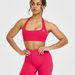 EasyLift™ Halter Bralette Berry Bloom