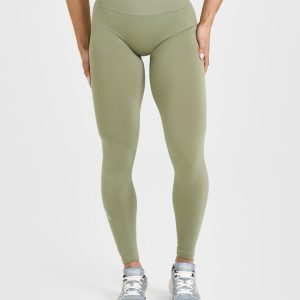 Effortless Seamless Leggings Deep Sage Green
