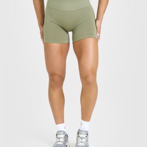 Effortless Seamless Shorts Deep Sage Green