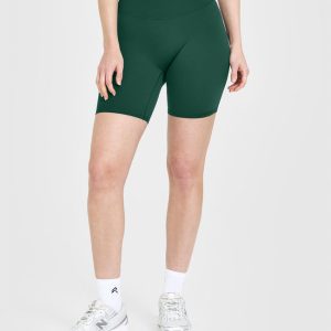 SoftMotion™ Cycling Shorts 8" Dark Racing Green